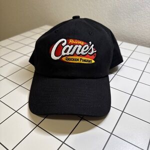 Raising Cane's Black Baseball Cap